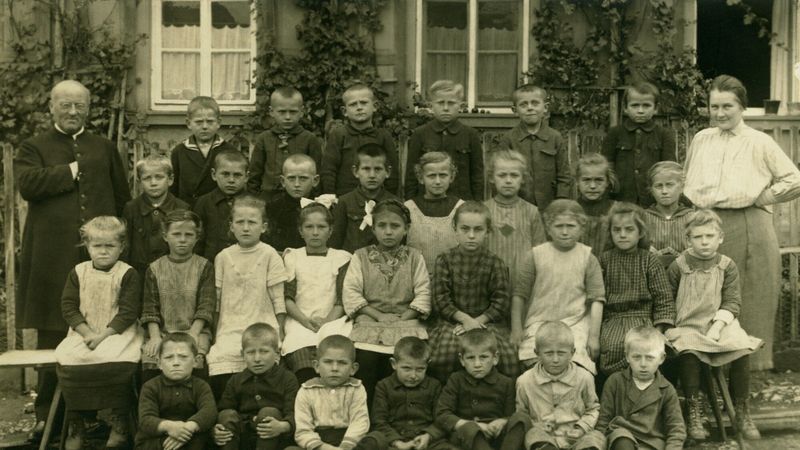 école classe autrefois