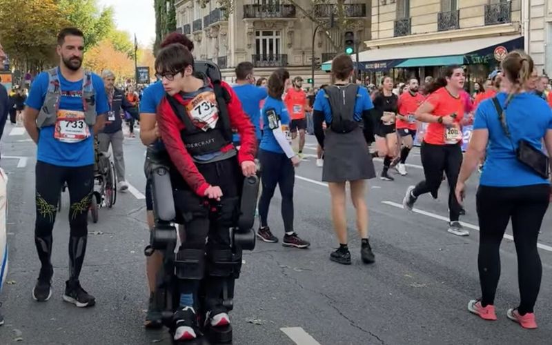 Vidéo. Valentin, 17 ans, défie sa paralysie cérébrale en participant aux 20 km de Paris