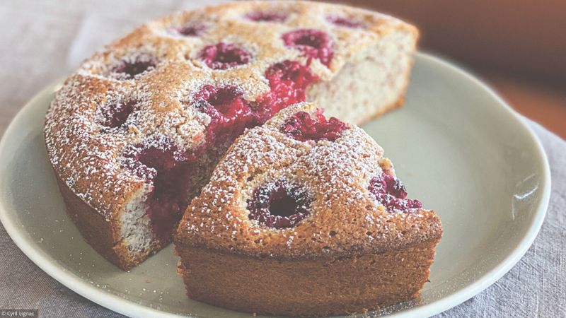 financier aux framboise