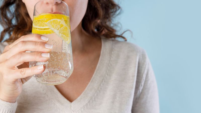 Illustration d'eau gazeuse