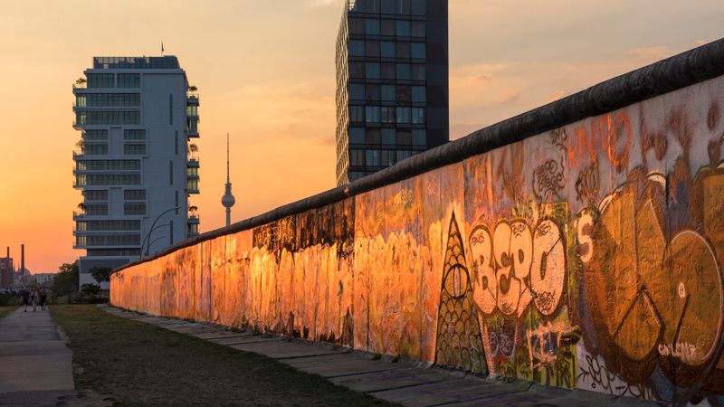 Illustration du mur de Berlin