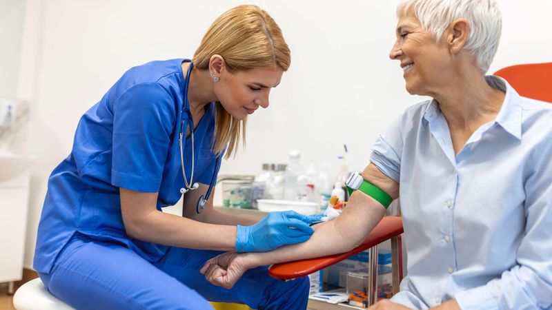 Illustration d'un don de sang