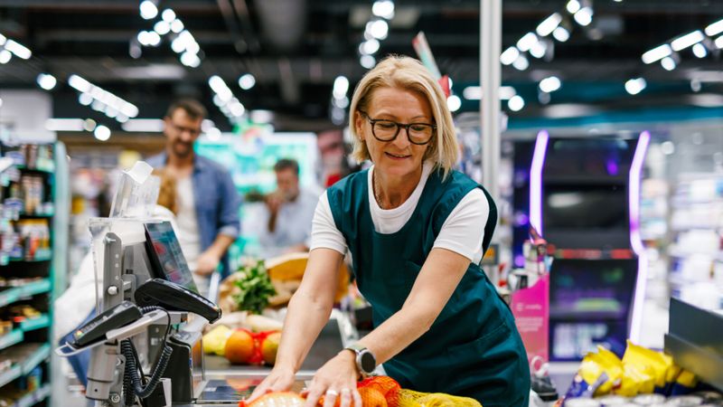 Illustration d'une femme au travail