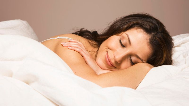 Illustration d'une femme en train de dormir