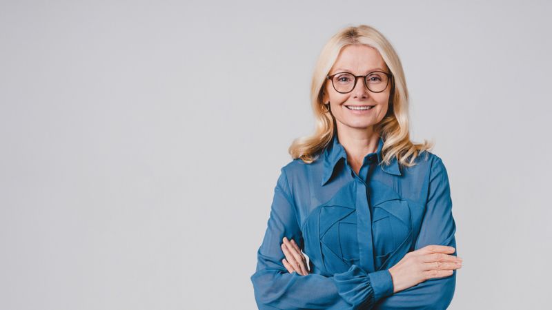 Illustration femme bientôt retraite