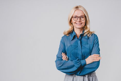 Illustration femme bientôt retraite