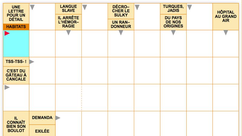 Mots fléchés - Réservés aux abonnés Notre Temps #20