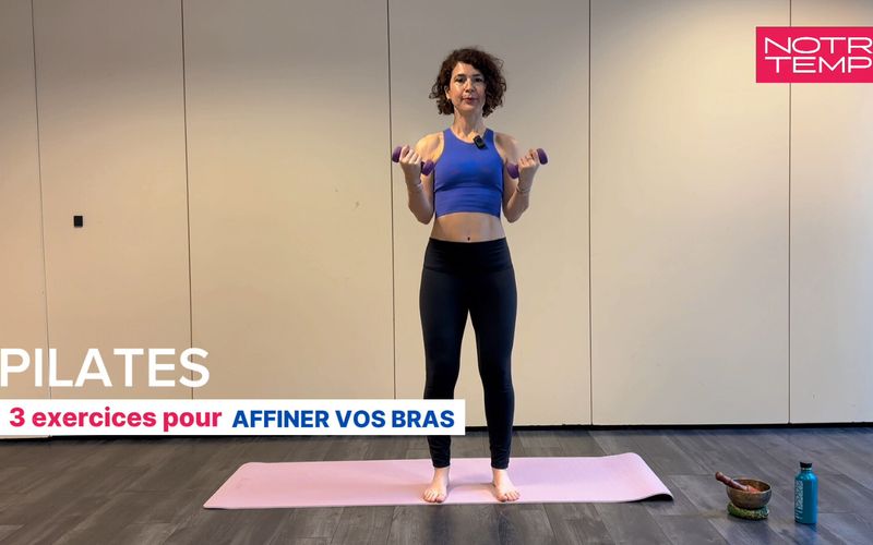 VIDEO: 3 exercices de Pilates à faire chez vous pour affiner vos bras