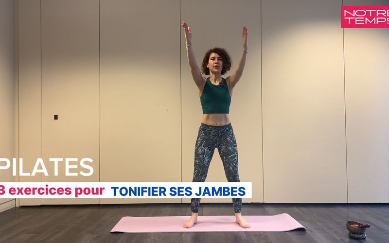 VIDEO: 3 exercices de Pilates à faire chez vous pour tonifier vos jambes