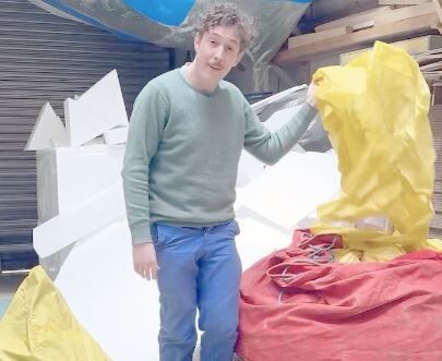 Vidéo. Des Montgolfières... en poufs géants