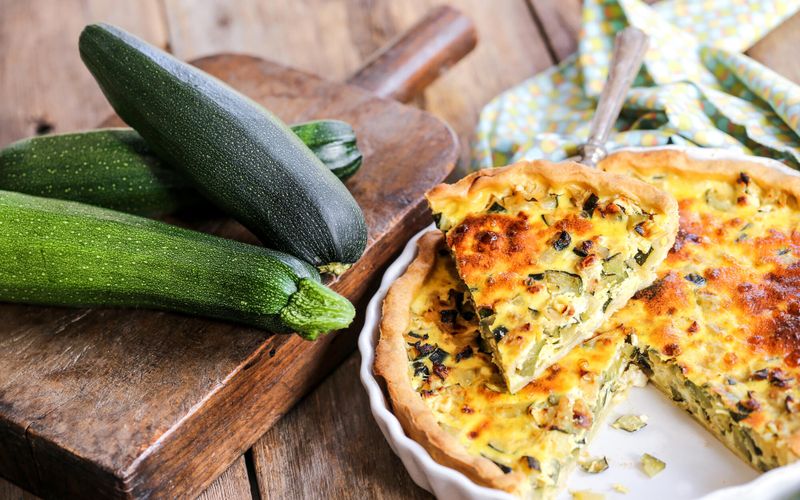 Quiche aux courgettes