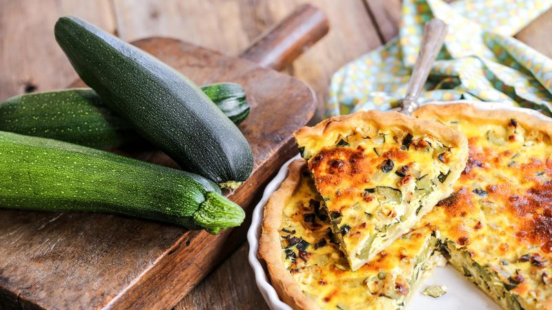 Quiche aux courgettes