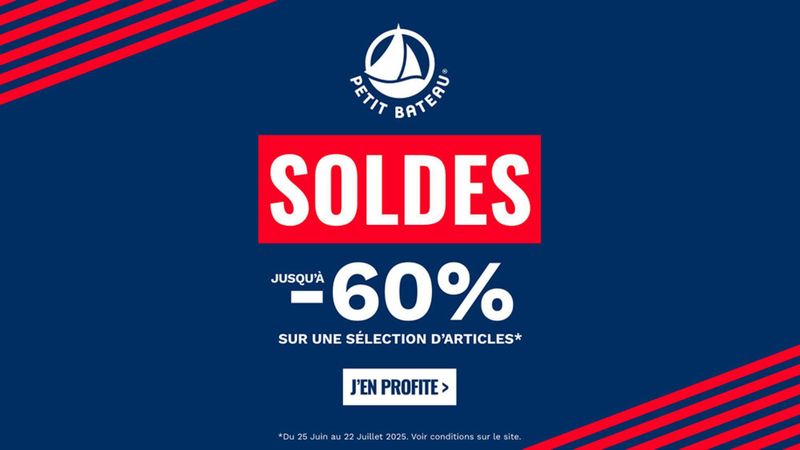 Un été tout en douceur chez Petit Bateau : jusqu’à -60 % sur une sélection estivale